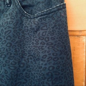 Maison Scotch Parisienne leopard cheetah print pants